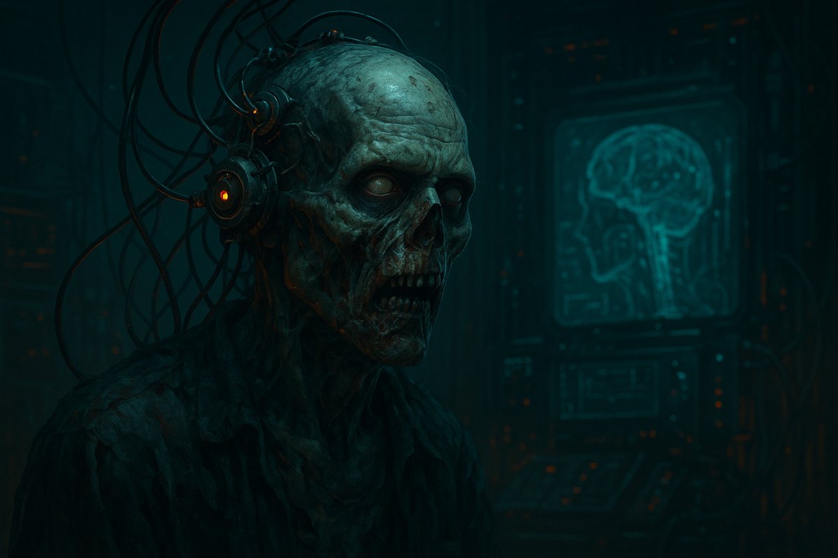 OgeeCircleman's tweet photo. Real Zombies? When Science Flirts with the Undead - A pale figure walks slowly down a deserted street. Blank eyes, stiff limbs... https://t.co/97UvQUiEke #Realzombies #Brainreanimation #Zombievirus #Undeadscience #Mindcontrolparasites #Cyborgundead #Postmortemexperiments https://t.co/YIn8tJTAiM