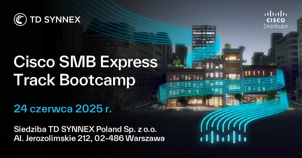 TDSYNNEXPL's tweet image. 📅 24 czerwca zapraszamy do siedziby #TDSYNNEX w Warszawie na #Cisco #SMBExpressTrackBootcamp 📍 Bezpłatne szkolenie, specjalizacja #CiscoSMB Express, realne korzyści dla partnerów #MŚP – więcej ofert, rabaty, narzędzia 💼

👉 ms.spr.ly/6012StFyr

#CiscoBootcamp