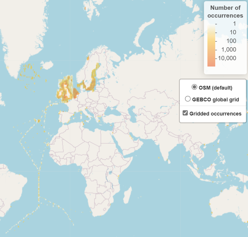 EurOBIS_VLIZ's tweet image. EurOBIS harvest
13 Updated and 29 #NewDataset !
>3 263 257 new occurrence records
@VLIZnews @OBISNetwork @umrMARBEC @deltares @ICES_ASC @SMHI @iui_eilat @uvigo @AarhusUni @udsmofficial @bodc @uniovi_info @futurismoazores @SeaWatchersUK @BangorUni @cnrisp @CNRsocial_ @cafoscari