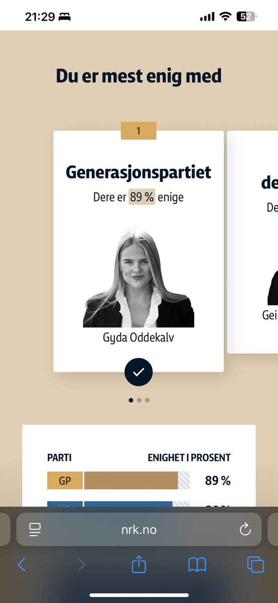 Generasjonspartiet opp på 0,9%.
Kom igjen, la oss få GP opp til 2% innen August!