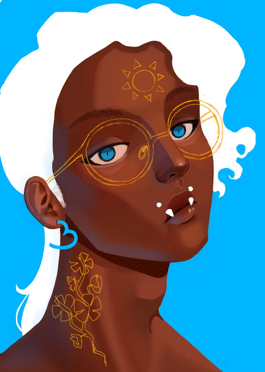 Money is tight rn so i'm opening 10€ c0mms for portraits like those, DM me if you're interested and want to help out 🫶