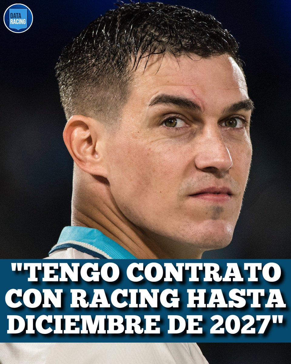 Data Racing 👑 (@dataracingok) on Twitter photo "Siempre uno recibe llamados o averiguaciones de otros equipos por su situación, pero estoy tranquilo. Hablé con Gustavo (COSTAS) hace dos días y YO TENGO CONTRATO CON RACING HASTA DICIEMBRE DE 2027".
🎙️ AGUSTÍN GARCÍA BASSO a <a href="/DataRacingOK/">Data Racing 👑</a>. "Siempre uno recibe llamados o averiguaciones de otros equipos por su situación, pero estoy tranquilo. Hablé con Gustavo (COSTAS) hace dos días y YO TENGO CONTRATO CON RACING HASTA DICIEMBRE DE 2027".
🎙️ AGUSTÍN GARCÍA BASSO a <a href="/DataRacingOK/">Data Racing 👑</a>.