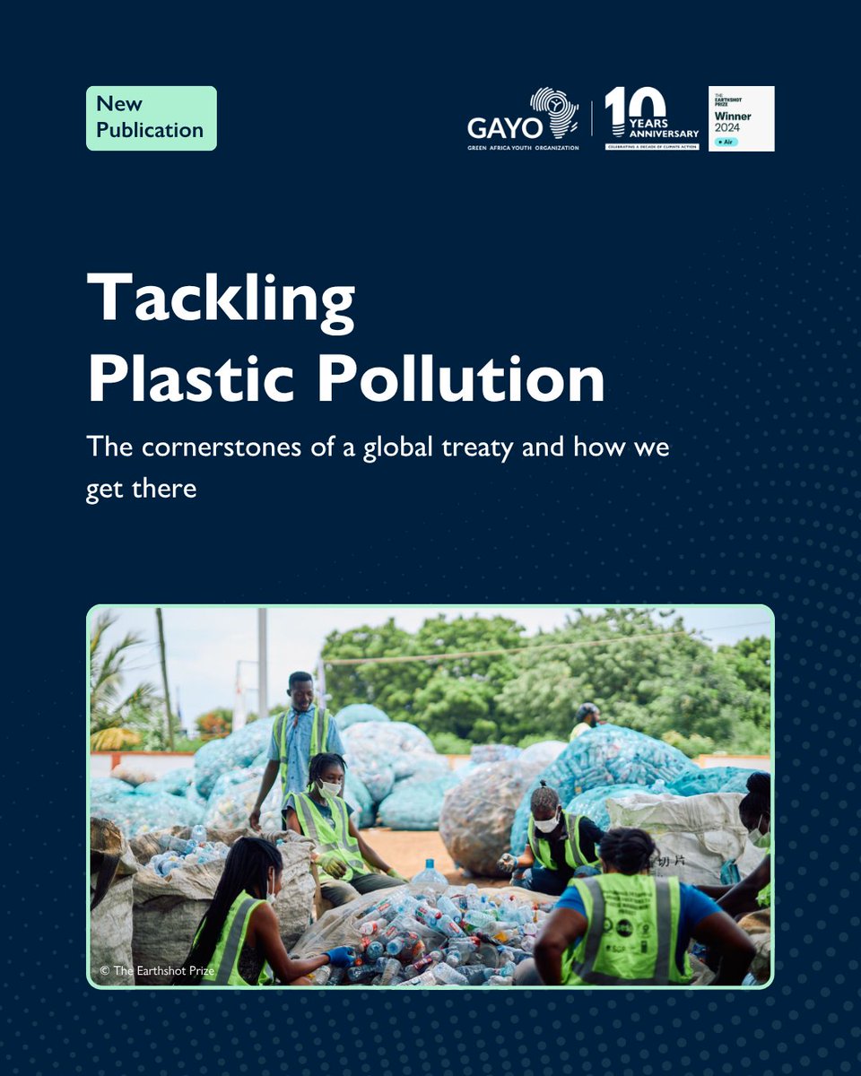 gayoghana's tweet image. 📘 NEW RELEASE:

Tackling Plastic Pollution: our latest publication breaks down the INC process, treaty challenges &amp;amp; how to get to a just, inclusive #GlobalPlasticsTreaty.

🔗Read now: bit.ly/4jSQNW4

#AfricaForPlasticsJustice #BreakFreeFromPlastic #ZeroWaste