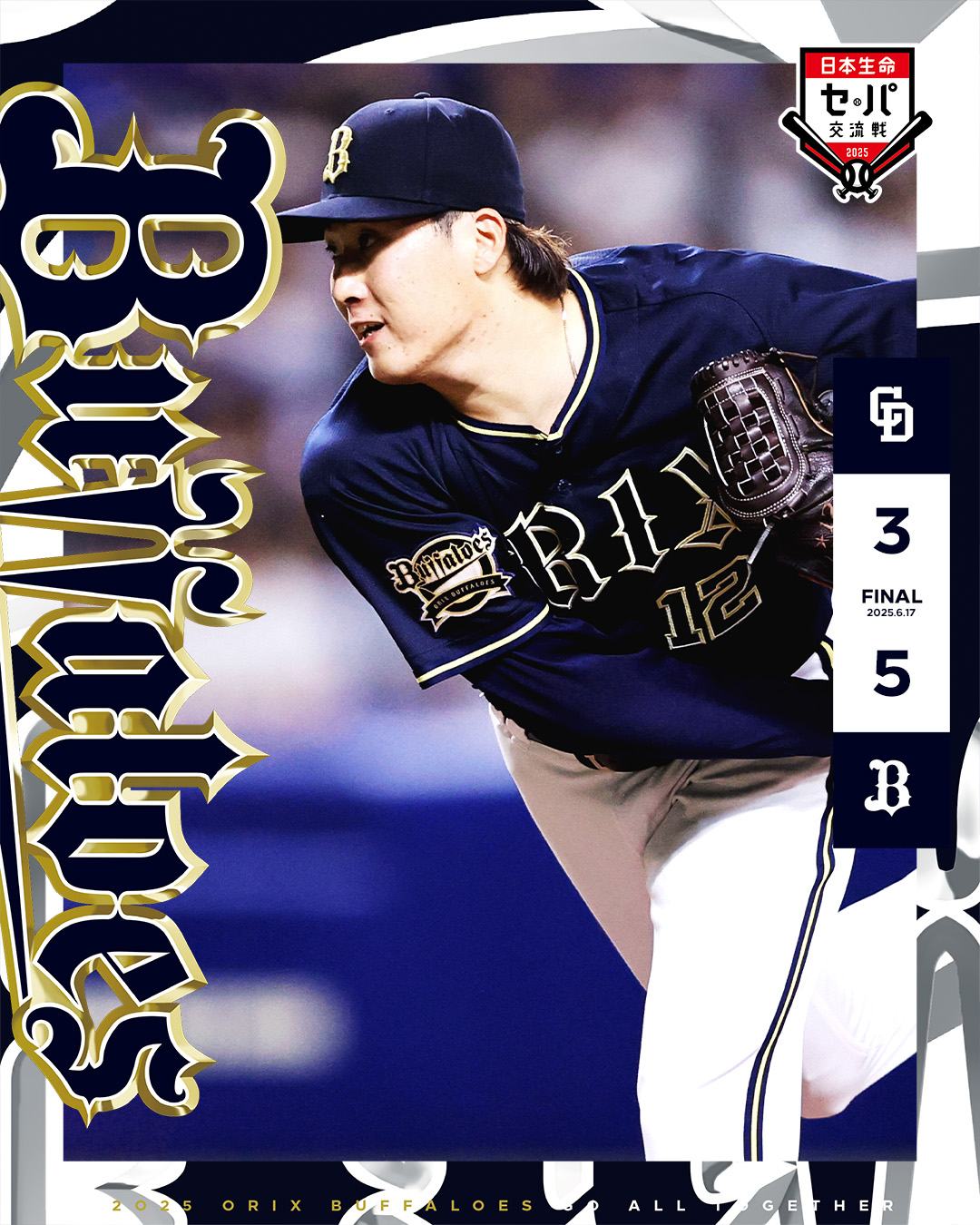 オリックス・バファローズ公式 | #杉本裕太郎 #今日のヒーロー