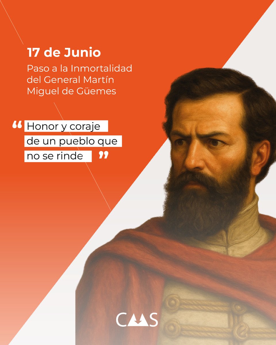 Martín Miguel de Güemes no solo defendió nuestra tierra, sino que la vivió con entrega y sacrificio. Fue gobernador, líder de los gauchos y estratega incansable en las luchas por la independencia.

#Güemes #Salta #CMSalta #HéroeGaucho #IdentidadNorteña #OrgulloSalteño