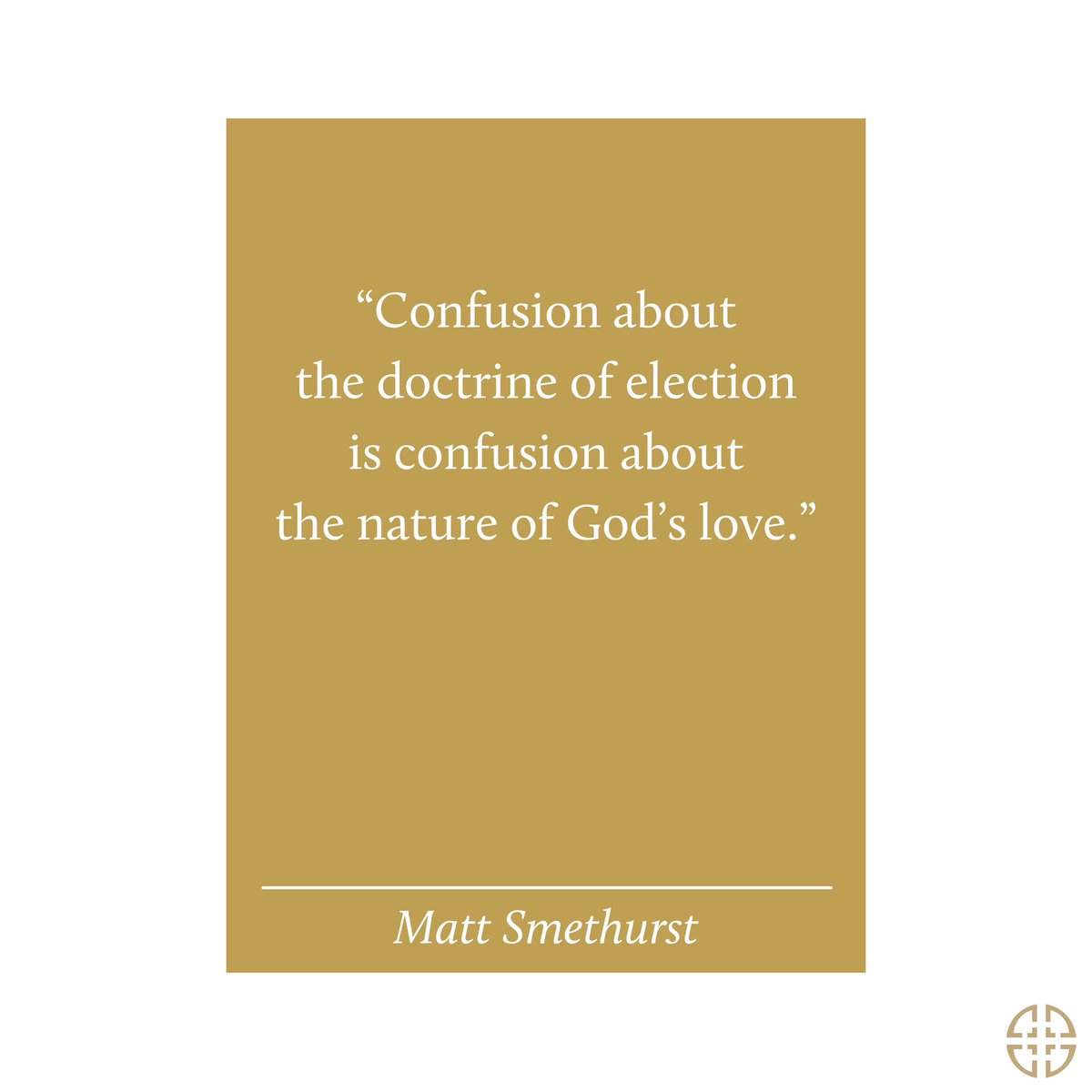 RCBCRichmond's tweet image. “Confusion about the doctrine of election is confusion about the nature of God’s love.”
From our latest message!