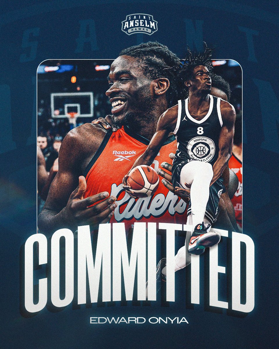 𝗖𝗼𝗺𝗺𝗶𝘁𝘁𝗲𝗱 ✈️🇺🇸

Congratulations to <a href="/EdwardOnyia21/">Edward</a> on his commitment to <a href="/STAHawksMBB/">Saint Anselm Men's Basketball</a> 🔥