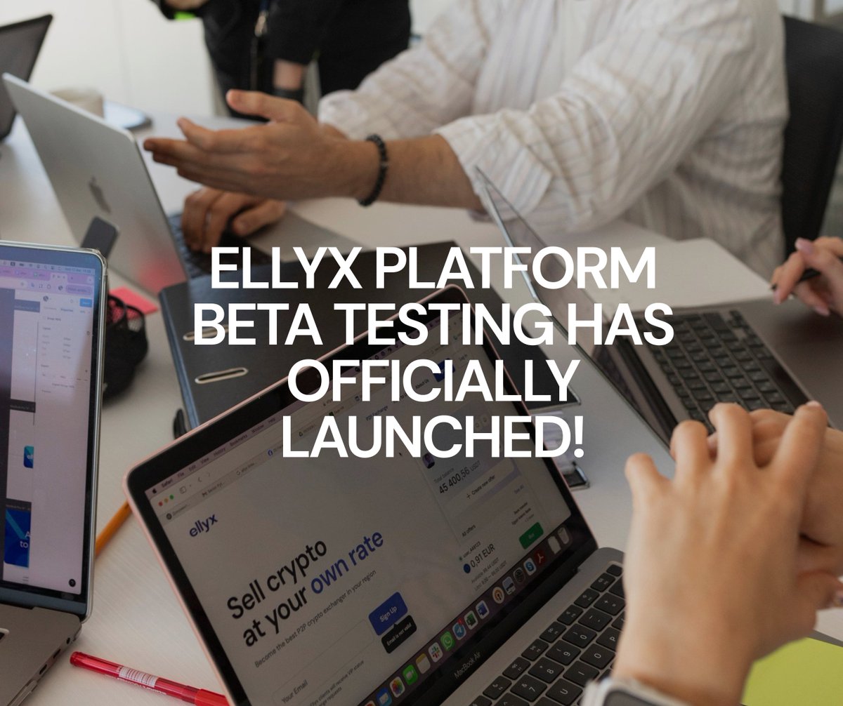 Ellyx Platform Beta Testing Has Officially Started! 🚀

We are excited to announce that beta testing of the Ellyx platform has successfully commenced, and participants have already received 50 USDT credited to their trading accounts.

We sincerely thank everyone who showed