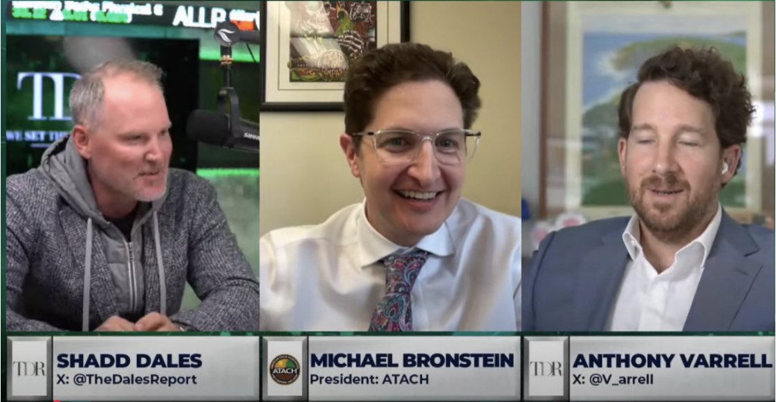 Check out @atachorgMichael Bronstein's June 16 appearance with Shadd and Anthony on @theDalesReport, unpacking the latest state and federal reform efforts. youtube.com/watch?v=8FNDQu…