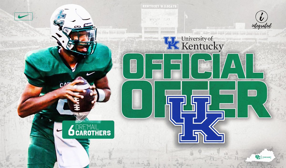🚨P4 OFFER ALERT 🚨

2027 Quarterback Dre’mail Carothers ➡️ <a href="/UKFootball/">Kentucky Football</a> 

#WeAreOC