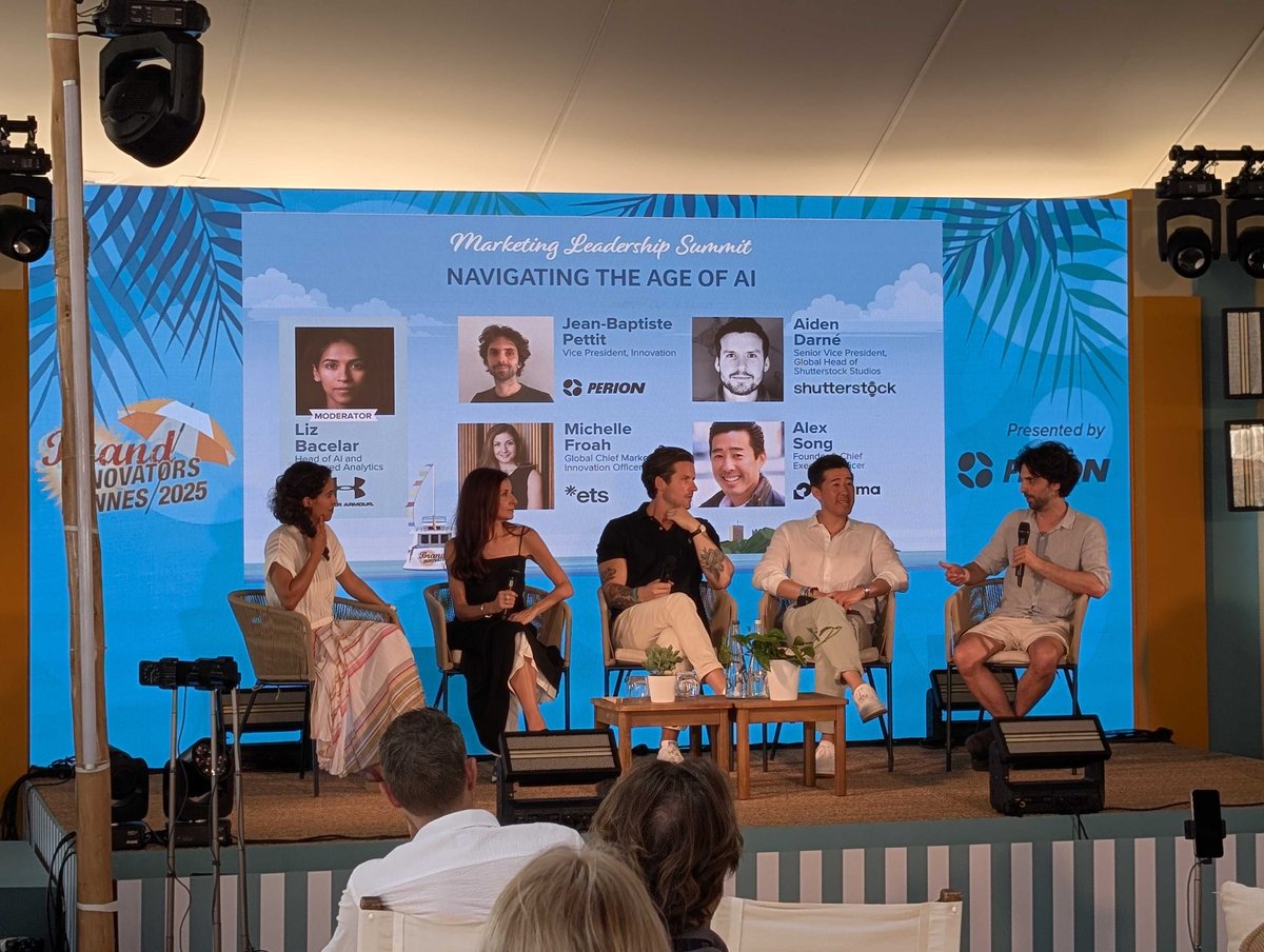 Perion Network (@perionnetwork) on Twitter photo Another great highlight from Day 2 at <a href="/Cannes_Lions/">LIONS | The Home of Creativity</a>
On the stage by <a href="/BrandInnovators/">Brand Innovators</a> and Perion, a powerhouse panel took on one of the most pressing topics in our industry: Navigating the Age of AI.
The session brought together some of the brightest minds shaping marketing’s Another great highlight from Day 2 at <a href="/Cannes_Lions/">LIONS | The Home of Creativity</a>
On the stage by <a href="/BrandInnovators/">Brand Innovators</a> and Perion, a powerhouse panel took on one of the most pressing topics in our industry: Navigating the Age of AI.
The session brought together some of the brightest minds shaping marketing’s