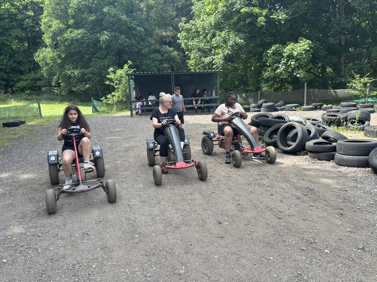 Bushhillschool's tweet image. Wheee!!!!! having some Pedal Kart fun in the sun
