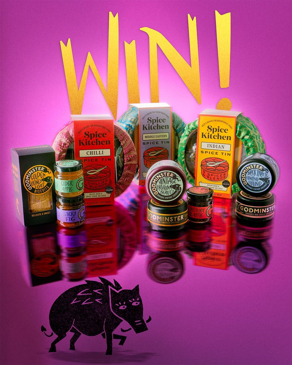 We’ve joined forces with our pals @spicekitchenuk for a seriously tasty giveaway! You could win one of their brilliant spice tins plus a Born in Bruton Gift Set packed with all the Godminster essentials.

3 lucky foodies will #win big, enter now: buff.ly/zyffIa9
