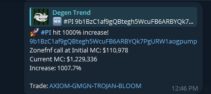 Onchain Alpha ๐บ (@onchaina1pha) on Twitter photo 10X on $PI
Bot being doing good here and First/Early Calls in the Zone.
Access Degen Trend Bot in Zone Lifetime
(Narrative Trenching Algo)
Send a DM to <a href="/OnchainA1pha/">Onchain Alpha ๐บ</a> 10X on $PI
Bot being doing good here and First/Early Calls in the Zone.
Access Degen Trend Bot in Zone Lifetime
(Narrative Trenching Algo)
Send a DM to <a href="/OnchainA1pha/">Onchain Alpha ๐บ</a>