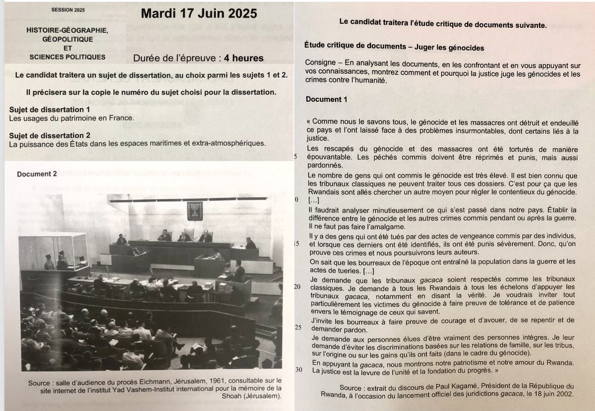 #HGGSP J1 Magnifiques sujets pour les 🧠 de mes élèves! Je ne redirai jamais à quel point cette spécialité permet d'outiller nos élèves aux enjeux majeurs du monde contemporain et des défis qui leur sont posés comme citoyen. Oui j'ai un net biais de confirmation mais fondé! 😄