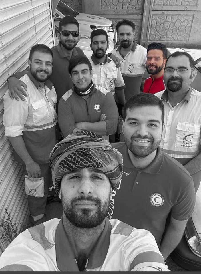 This image captures Mojtaba Maleki, one of three Iranian Red Crescent aid workers martyred in yesterday’s Israeli airstrike, moments before he was dispatched to provide emergency relief to wounded civilians in Tehran.
<a href="/ifrc/">IFRC</a>