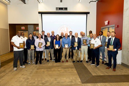 WCACSports's tweet photo. 📸 2024–2025 WCAC Coaches of the Year Banquet 📸
Congratulations to each honoree and thank you for all you do for WCAC athletics.
https://t.co/818czlYSkQ
#WCAC #WCACStrong #CoachesOfTheYear #HighSchoolSports #Lead https://t.co/PcN5Xex5tN