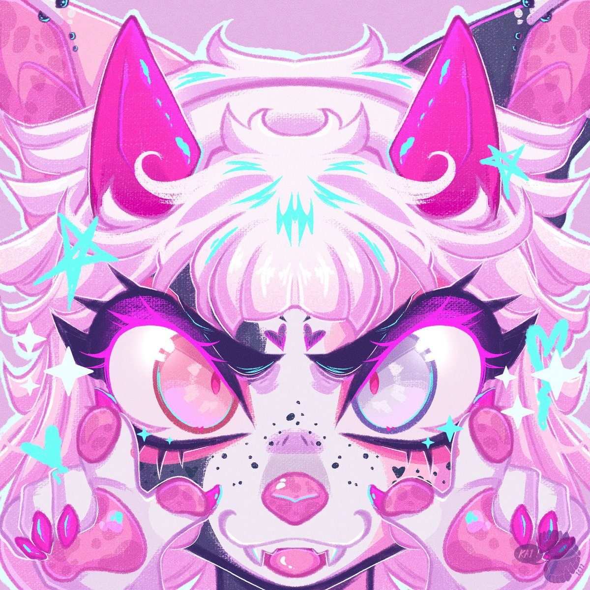 Redraw time! 💖 Loved this icon so much I decided it was time to make a new one using Malakai's current design

2025 vs 2022!