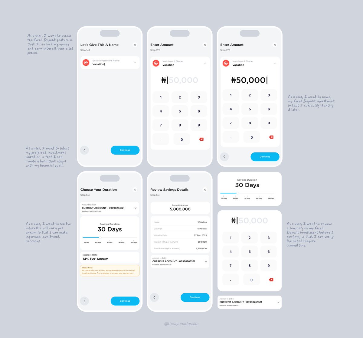Product Manager: 

How might we help users lock their savings and earn more in just few clicks?

Me: 

Say No more!