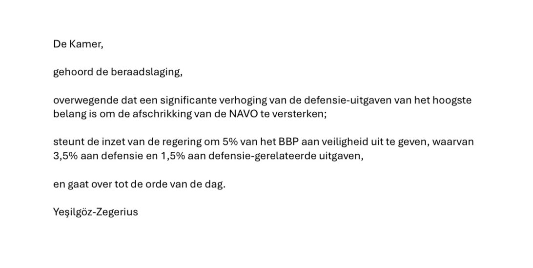 Nederland veilig houden is de belangrijkste taak. De VVD dient daarom vanmiddag een motie in om de inzet van het kabinet volledig te steunen.