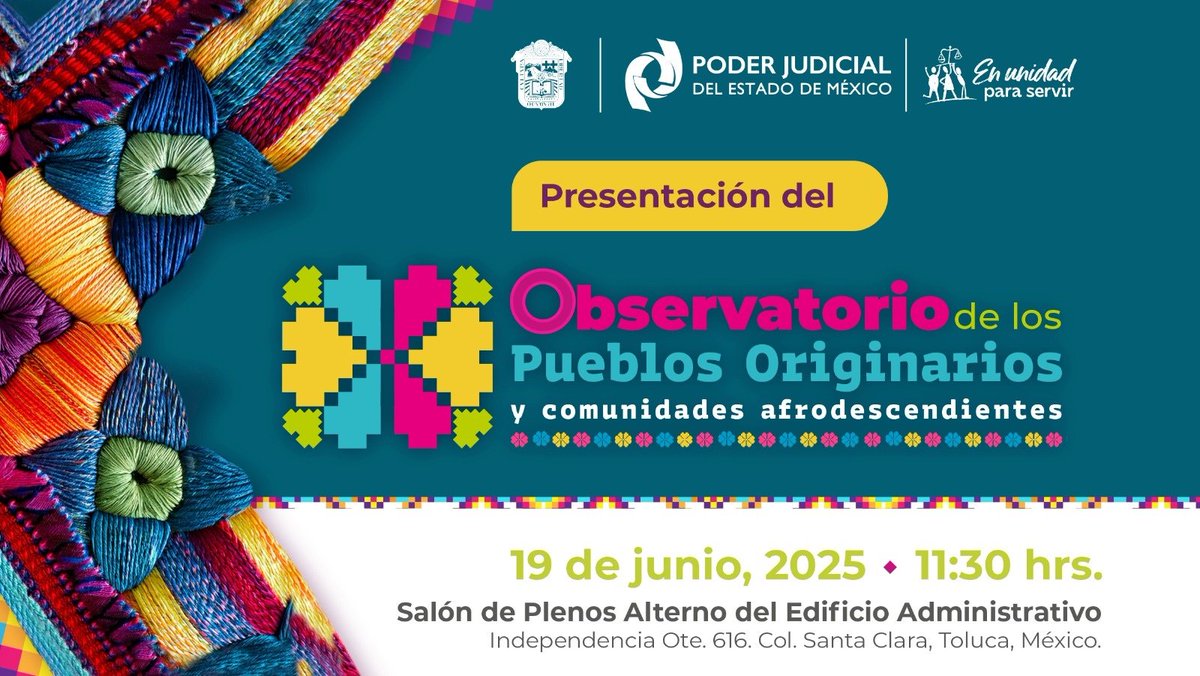 Se instala el primer observatorio de Justicia Indígena en América...
#EnUnidadparaServir