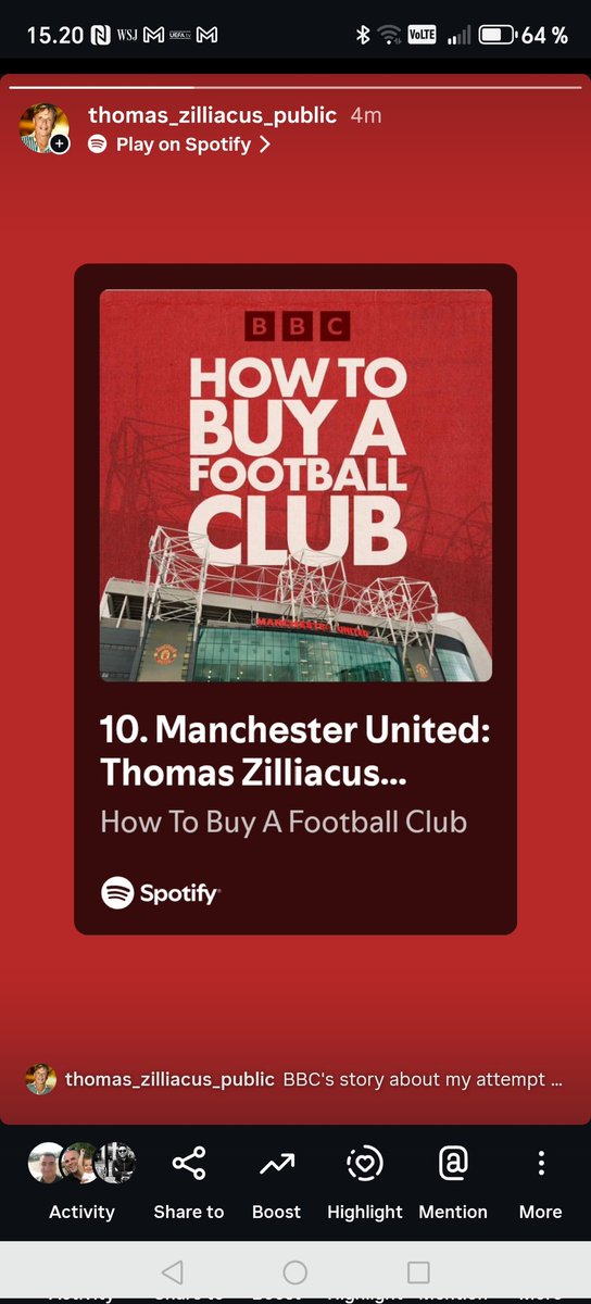 BBC's program about my attempt to buy the world's best known football club. Tomorrow is another day. #ManchesterUnited #reddevils #UnitedWeStand #xxicenturyfootballcapital