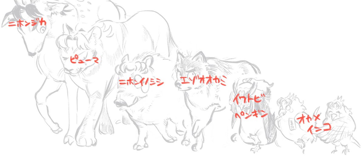 ハイティーン(+突)擬獣化rkgk 