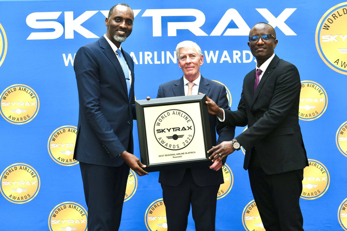 UPDATE: National carrier RwandAir has been named Best Regional Airline in Africa at the 2025 World Airline Awards, hosted by Skytrax in Paris.