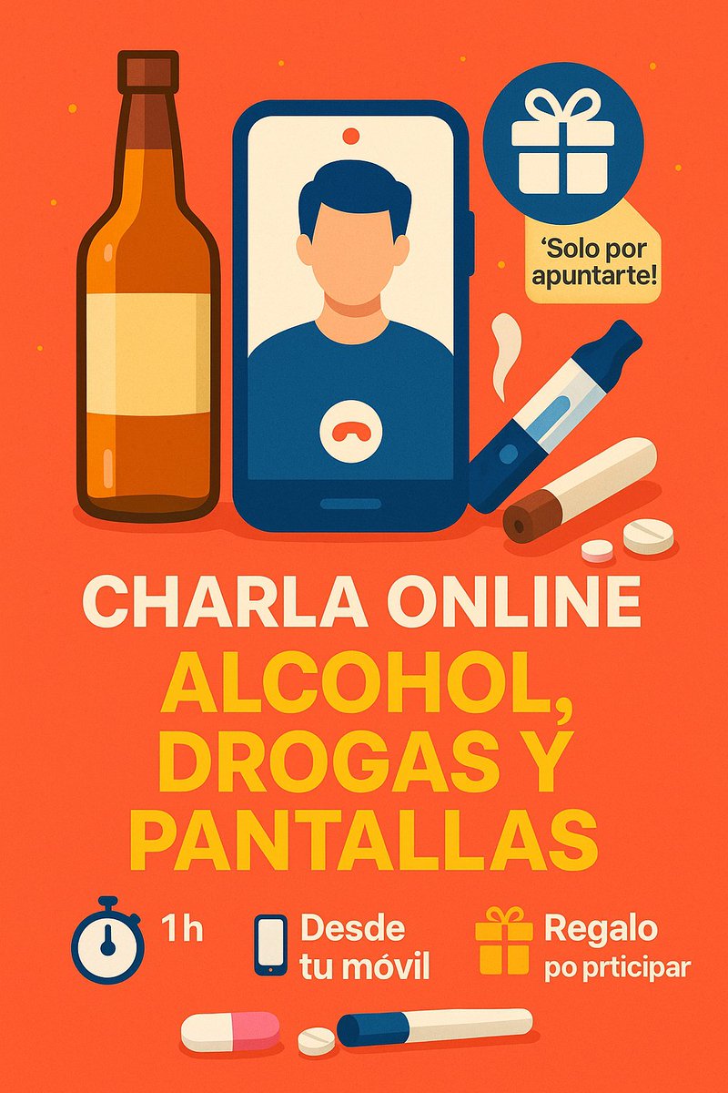 Curso online: 🧠 Charla Mixta: Alcohol, Drogas y Pantallas -  familiainformada.com/formacion-onli…