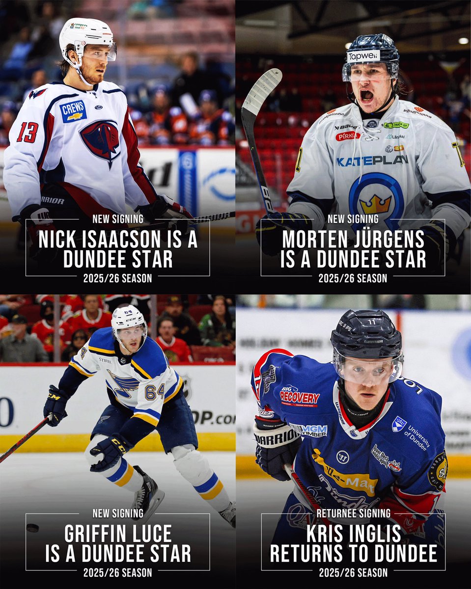 A reminder of our 4️⃣ most recent recruits for the 2025/26 season 🔥

#COYStars