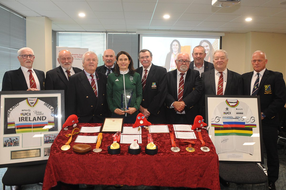 Invited guests, family, friends, sporting clubs from the area, political representatives and senior Council Officials attended a recent MD reception to honour the achievements  of Katie-George Dunlevy in the paralympic sport of para-cycling

Read more: ow.ly/xSpR50WaJNB
