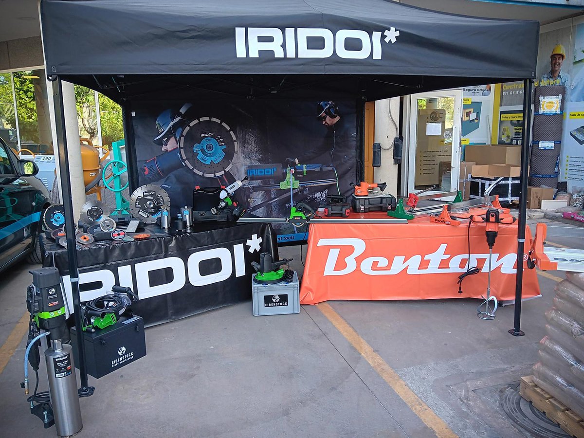 IridoiTools's tweet photo. Hoy ha tenido lugar una nueva Jornada de Demostración IRIDOI* en Segura e Hijos, empresa de referencia en San Sebastián de los Reyes de Madrid en materiales de la construcción. Gracias a nuestros anfitriones por su prolongada confianza en Herramientas IRIDOI*.
#iridoi #benton https://t.co/Dfswj5VbGw
