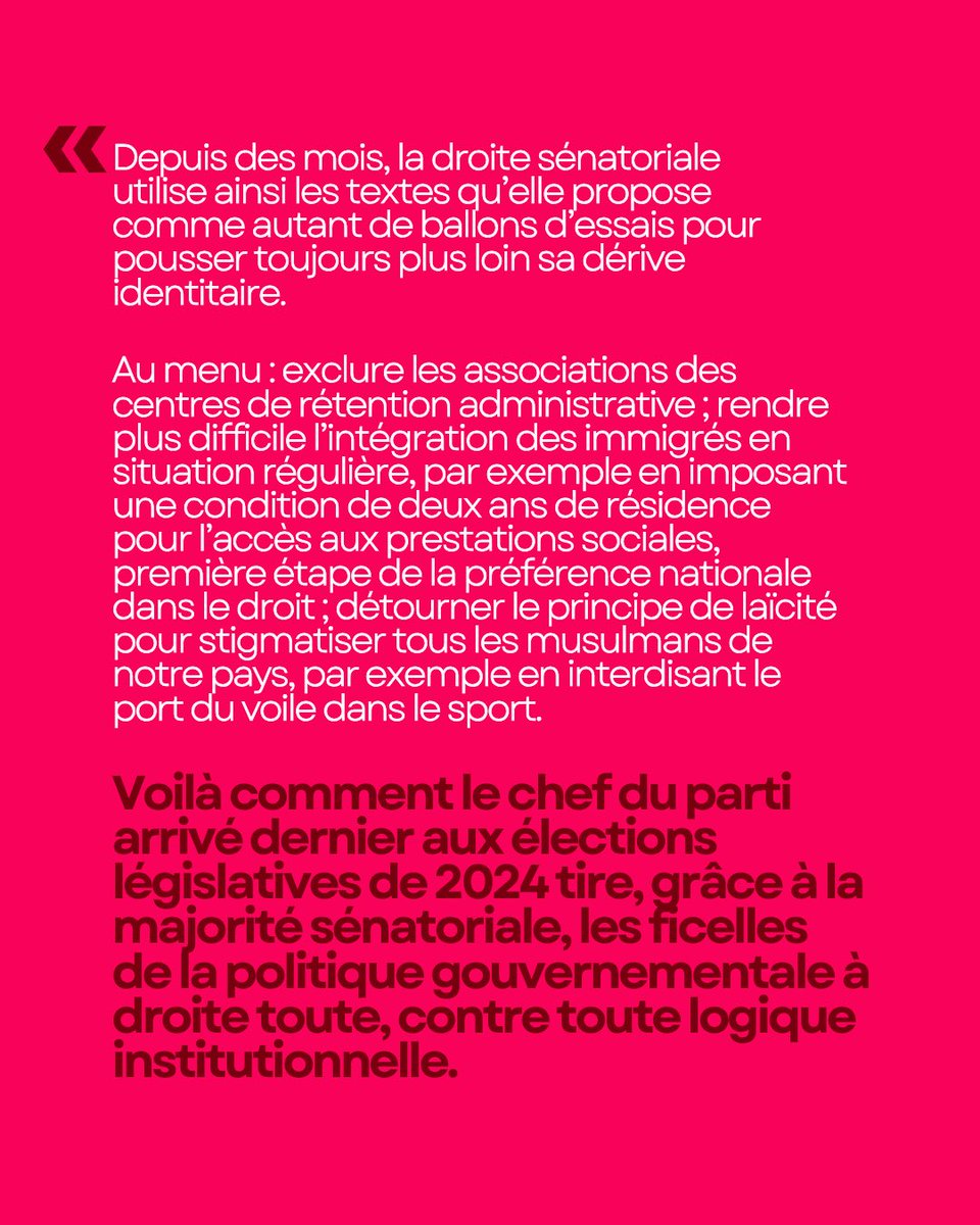 Corinne Narassiguin (@corinnenara) on Twitter photo « Bayrou est Premier ministre, mais Retailleau est le pilote de l’avion »
Retrouvez en intégralité dans Le Monde, la tribune co-écrite avec mon collègue @erickerrouche et co-signée par <a href="/Jeromedurain/">Jérôme Durain</a>, <a href="/HarribeyLauren1/">Laurence Harribey</a>, <a href="/A_Linkenheld/">Audrey LINKENHELD</a> et <a href="/paroiron37/">Pierre-Alain ROIRON</a> 👉 urlr.me/X54Kt8 « Bayrou est Premier ministre, mais Retailleau est le pilote de l’avion »
Retrouvez en intégralité dans Le Monde, la tribune co-écrite avec mon collègue @erickerrouche et co-signée par <a href="/Jeromedurain/">Jérôme Durain</a>, <a href="/HarribeyLauren1/">Laurence Harribey</a>, <a href="/A_Linkenheld/">Audrey LINKENHELD</a> et <a href="/paroiron37/">Pierre-Alain ROIRON</a> 👉 urlr.me/X54Kt8