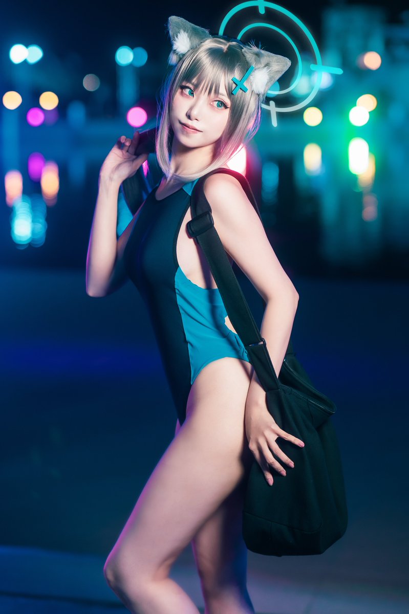 水着シロコ🎣  #ブルアカ