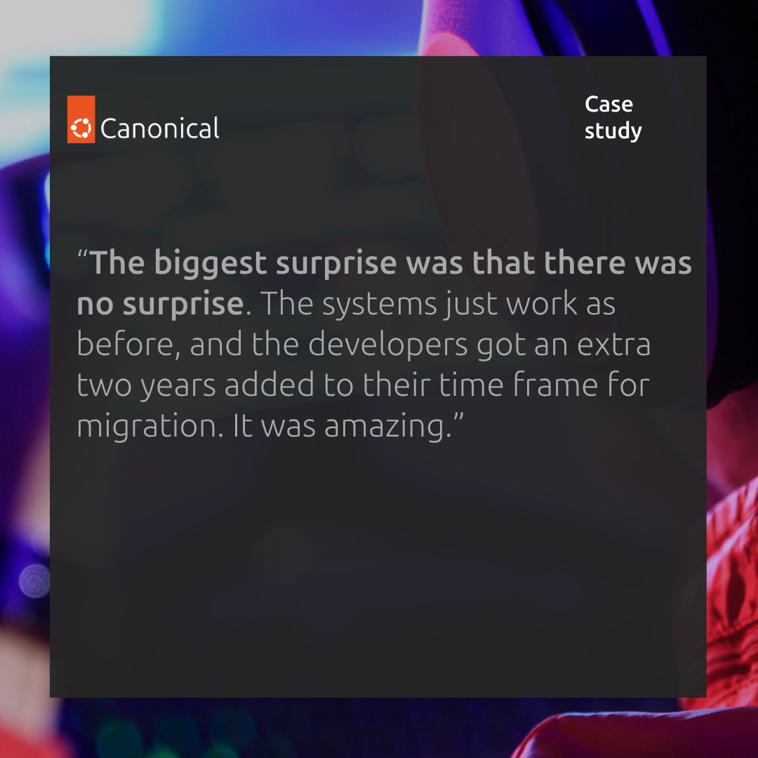What would you choose: spend 6-8 months migrating from legacy code or use that time to grow your business?

A major game publisher secured their outdated PHP packages with Ubuntu Pro in just 2 days, buying them 2 extra years to plan a future upgrade.

How? Ubuntu Pro:
🔸