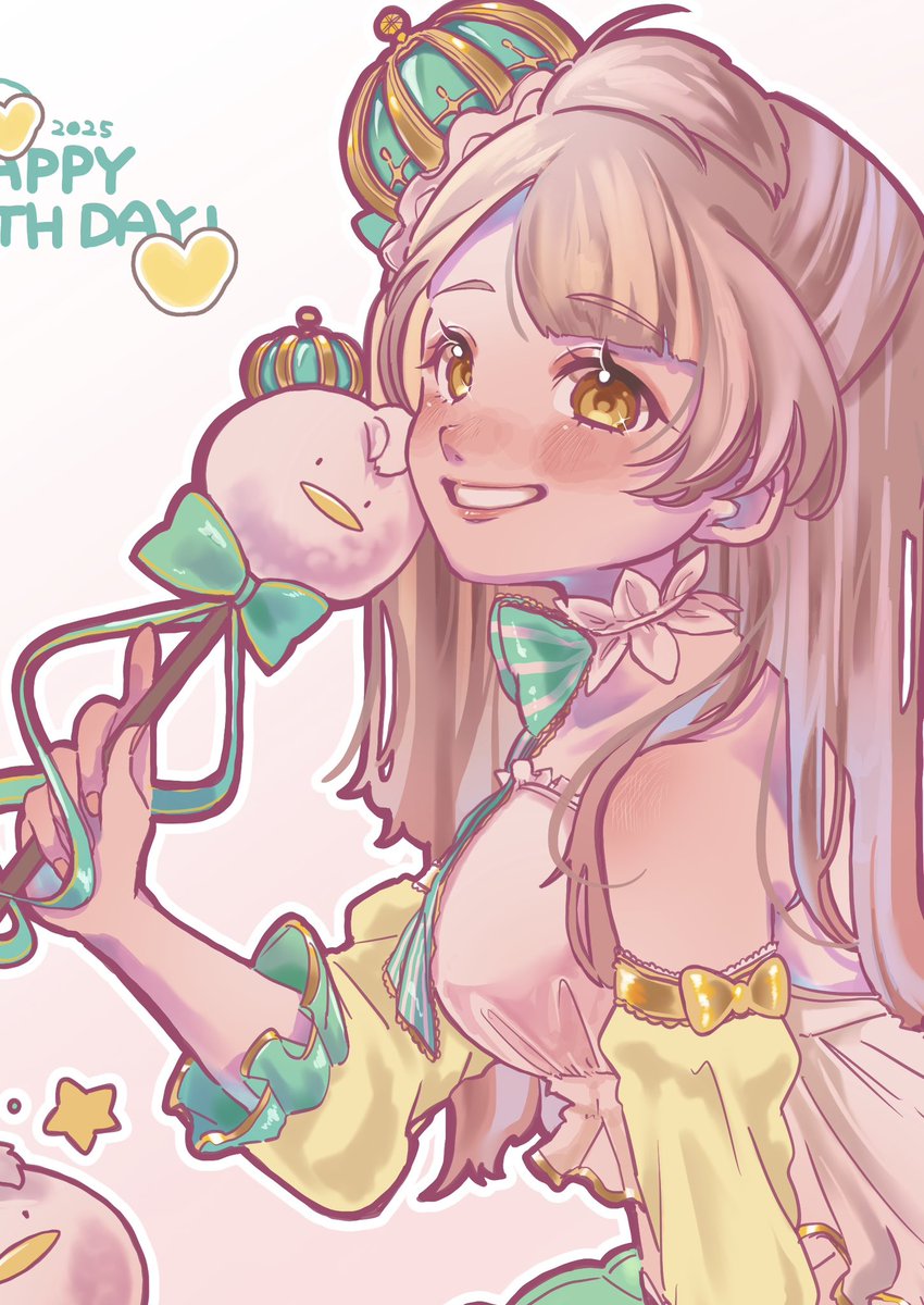 お友達に描いたことりちゃん