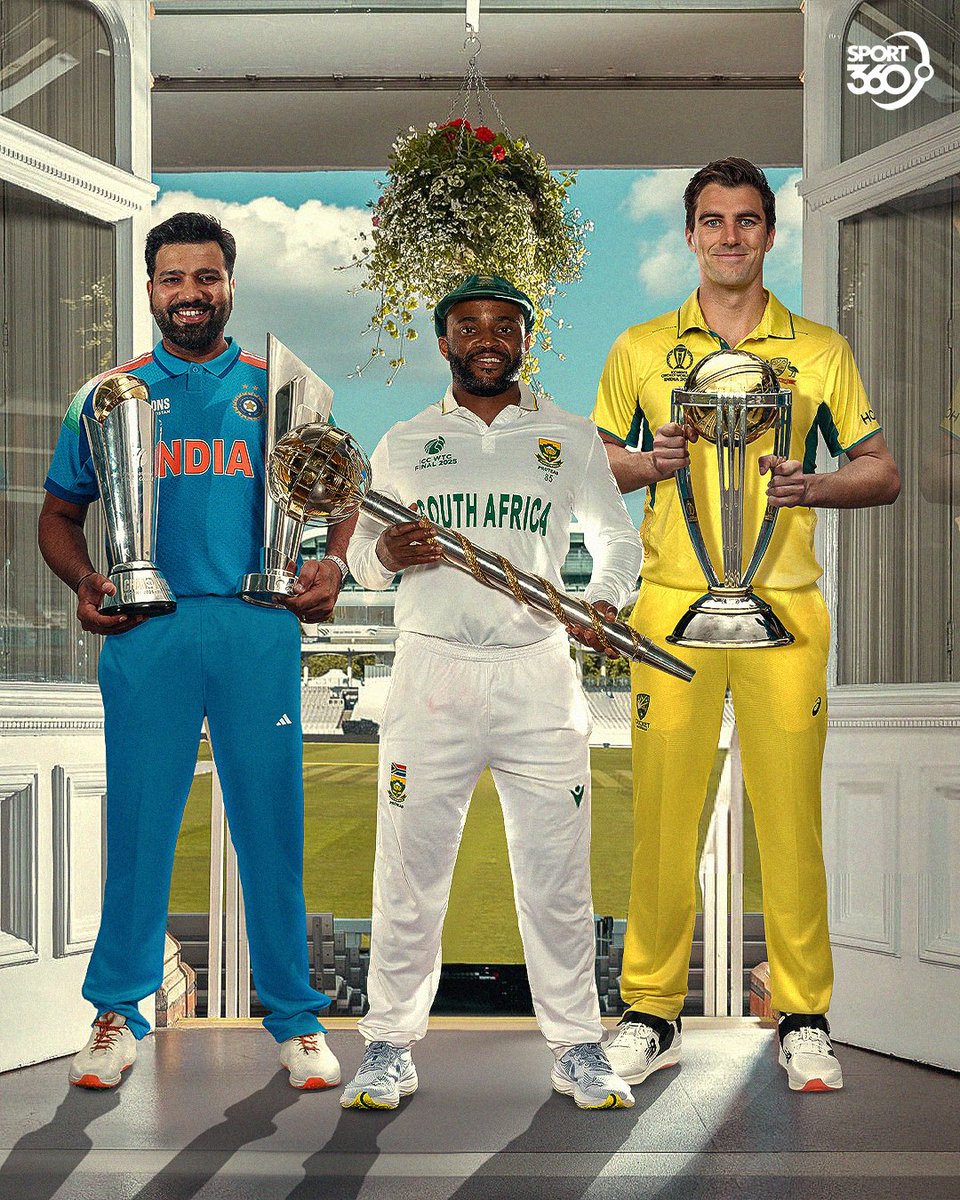 Your reigning Men's ICC 𝐂𝐇𝐀𝐌𝐏𝐈𝐎𝐍𝐒 🏆🇮🇳🇿🇦🇦🇺🏆
