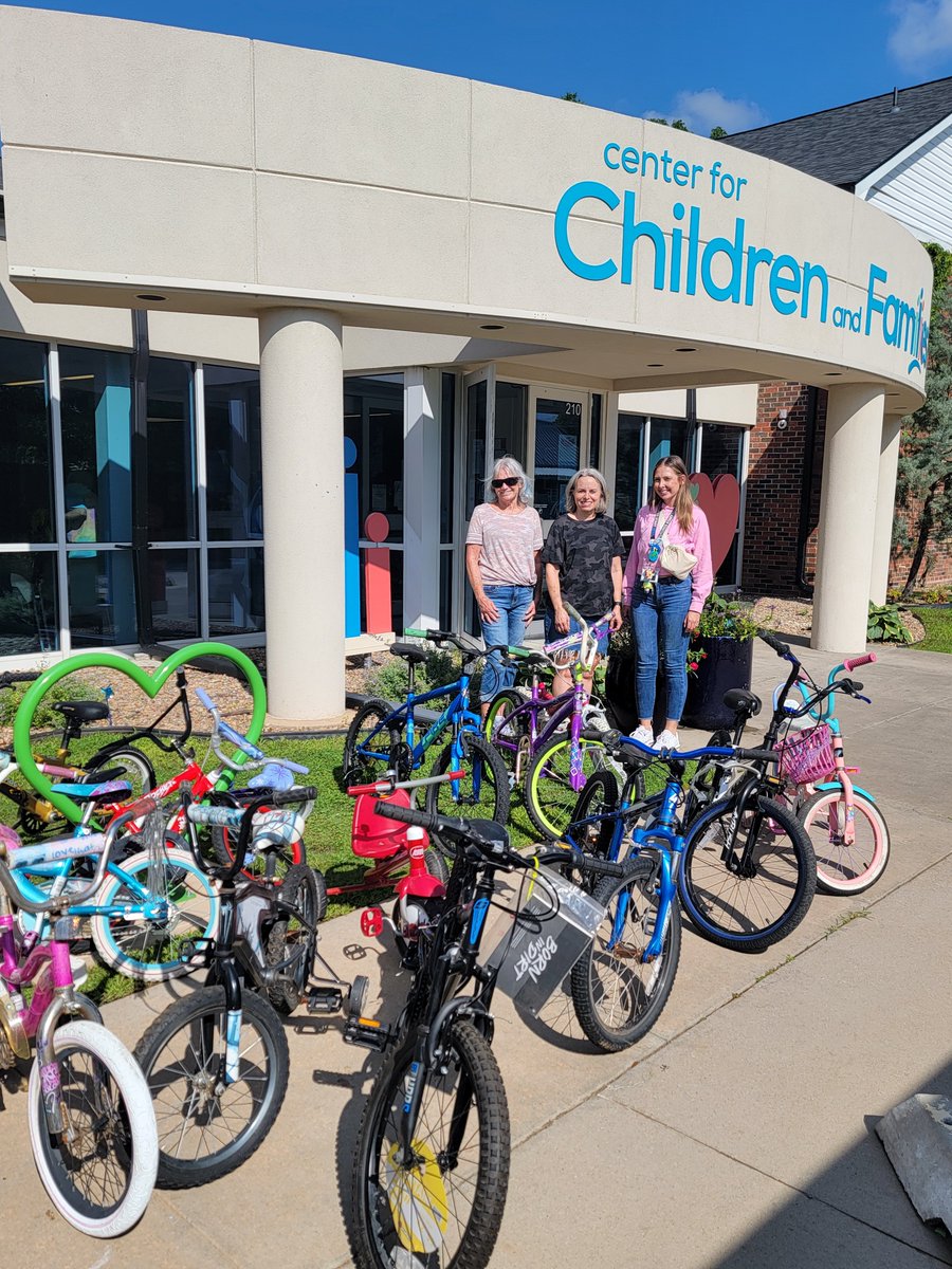 We’d like to give a huge thank you to our friends from First Baptist Church for donating two dozen refurbished kids’ bicycles to our agency! These bicycles are part of their Bikes and Bibles program, where they are fixed up