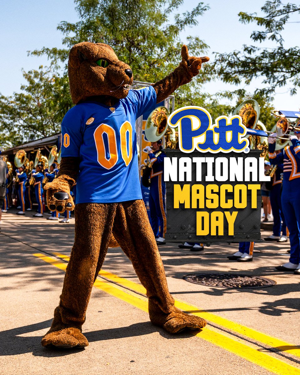 Happy #NationalMascotDay to the coolest cat in the land, <a href="/ROCthePanther/">ROC</a>! 🔵🟡