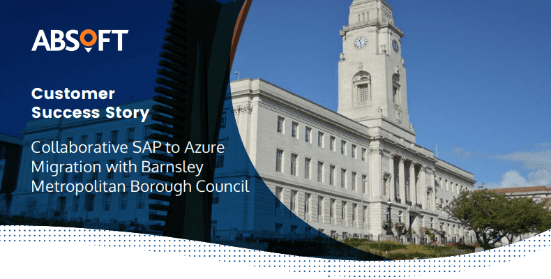 Read the case study: hubs.ly/Q03snGml0

Barnsley BC needed a low-risk, cost-effective #SAP cloud migration, but off-the-shelf options fell short. Absoft delivered a tailored solution in 12 weeks, on time &amp; on budget.

#LocalAuthority #LocalAuthorities #ERPforPublicSector