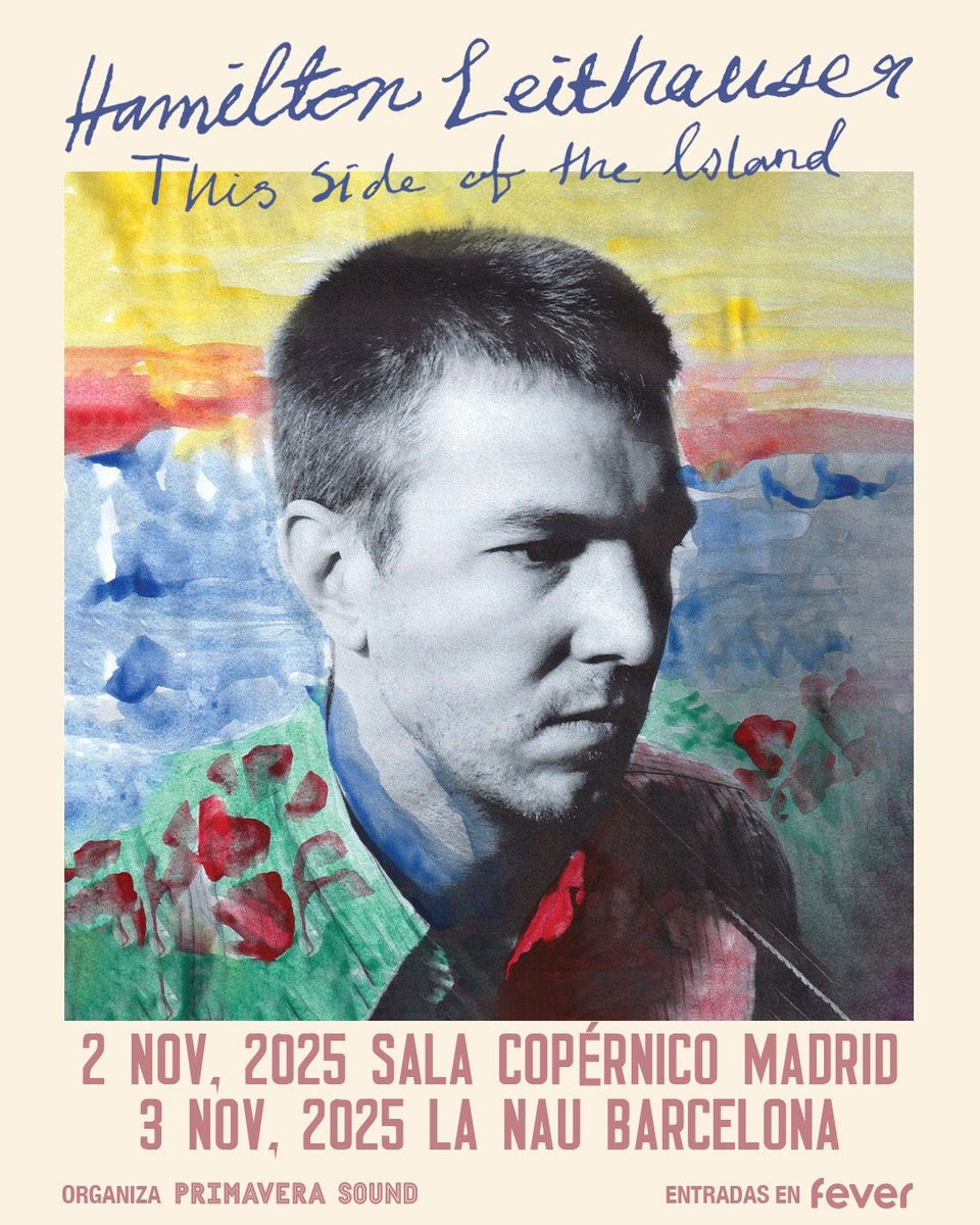 Indie Lovers (@indieloversm) on Twitter photo A las 10h se ponen a la venta las entradas para Bar Italia y <a href="/HLeithauser/">Hamilton Leithauser</a>, que vienen en otoño de la mano de <a href="/Primavera_Sound/">Primavera Sound</a>:
Bar Italia:
🗓️ 23/10 La 2 d'Apolo
🗓️ 24/10 <a href="/SalaMonMadrid/">Sala MON Live</a>
Hamilton Leithauser:
🗓️ 2/11 <a href="/ConciertosCoper/">Sala Copérnico Conciertos</a>
🗓️ 3/11 <a href="/lanaubcn/">la Nau</a>. A las 10h se ponen a la venta las entradas para Bar Italia y <a href="/HLeithauser/">Hamilton Leithauser</a>, que vienen en otoño de la mano de <a href="/Primavera_Sound/">Primavera Sound</a>:
Bar Italia:
🗓️ 23/10 La 2 d'Apolo
🗓️ 24/10 <a href="/SalaMonMadrid/">Sala MON Live</a>
Hamilton Leithauser:
🗓️ 2/11 <a href="/ConciertosCoper/">Sala Copérnico Conciertos</a>
🗓️ 3/11 <a href="/lanaubcn/">la Nau</a>.