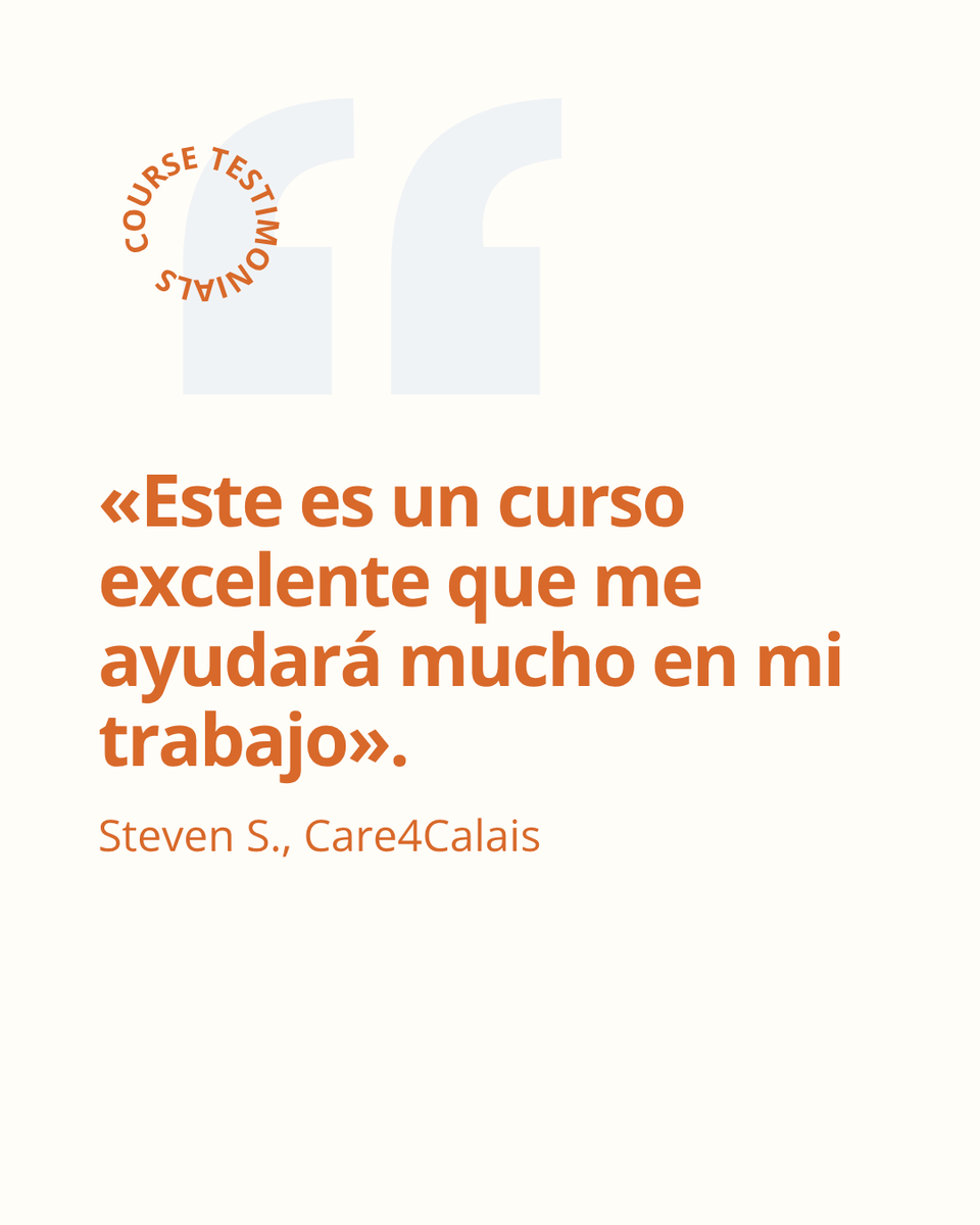 ¿Por qué elegir nuestro curso de Punto Focal de Protección Infantil Organizacional? Nuestros estudiantes tienen excelentes respuestas para esta pregunta.

Si quieres formar parte de la próxima edición, que comienza el primero de julio, inscríbete aquí: bit.ly/punto-focal-cu…