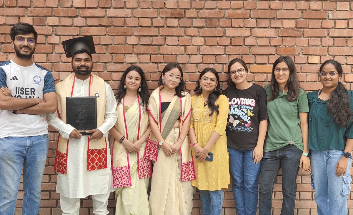 SBS Lab (@sbslab_iiserm) on Twitter photo Congratulations to all the graduates from SBS lab🙌🏻✨
<a href="/rav_budha/">BUDHA RATNA RAV</a> for his Phd and <a href="/BodhNisha89674/">Nisha Bodh</a> <a href="/Swatibhard/">Swati Bhardwaj</a> for their BS-MS! #Convocation_2025 <a href="/santosh7bhai/">Santosh Satbhai</a> <a href="/IiserMohali/">IISER Mohali</a>
Wish you guys a future filled with endless opportunities and success 🙌🏻 Congratulations to all the graduates from SBS lab🙌🏻✨
<a href="/rav_budha/">BUDHA RATNA RAV</a> for his Phd and <a href="/BodhNisha89674/">Nisha Bodh</a> <a href="/Swatibhard/">Swati Bhardwaj</a> for their BS-MS! #Convocation_2025 <a href="/santosh7bhai/">Santosh Satbhai</a> <a href="/IiserMohali/">IISER Mohali</a>
Wish you guys a future filled with endless opportunities and success 🙌🏻