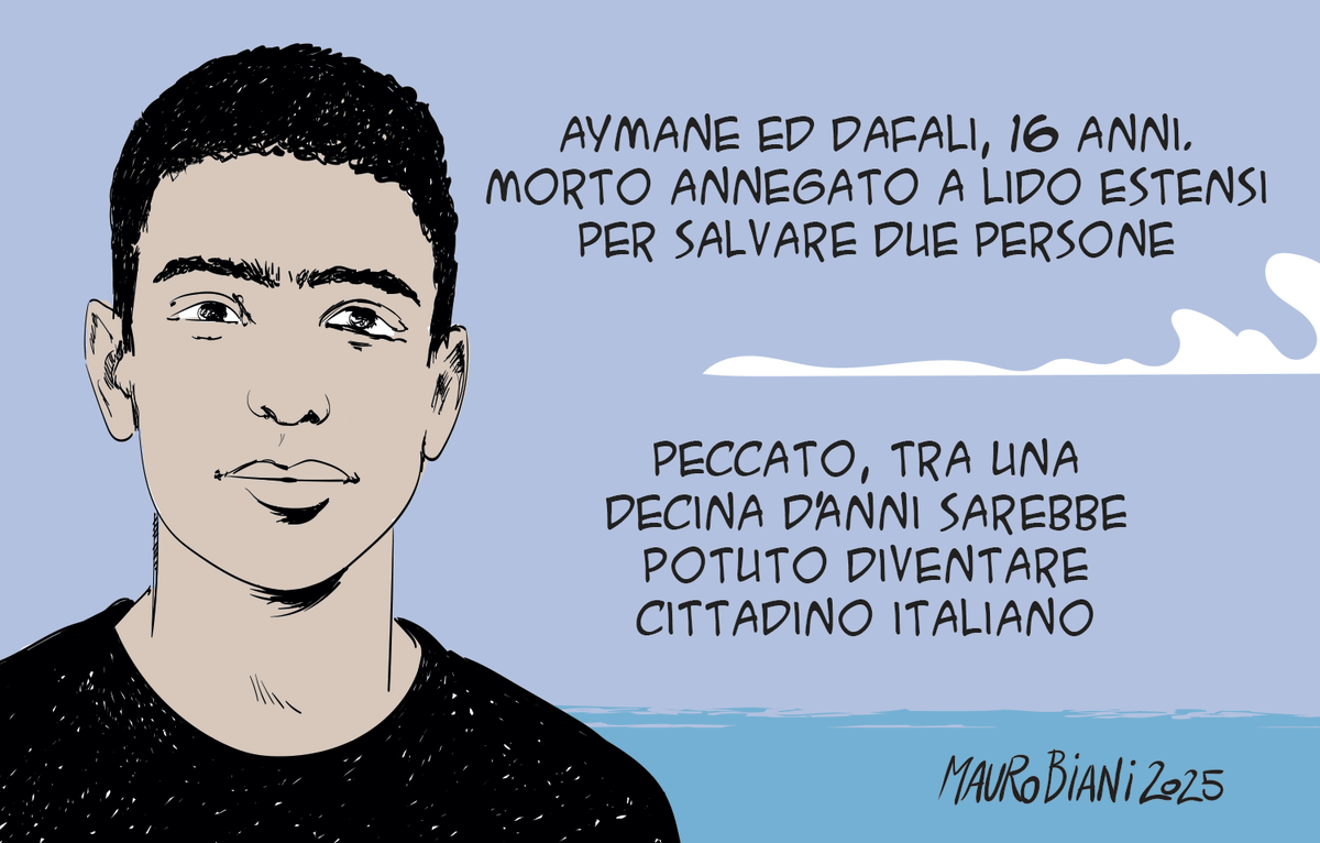 #AymaneEdDafali ragazzo contro l'indifferenza.
Oggi per <a href="/repubblica/">Repubblica</a>