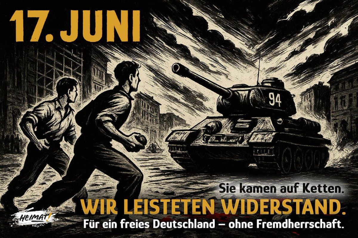 17. Juni 1953 – Volksaufstand für Freiheit und Einheit

Heute vor 72 Jahren erhoben sich mutige Arbeiter, Studenten und Familien gegen das  Unrechtssystem der DDR – gegen Zwang, Bespitzelung und sowjetische Fremdherrschaft.