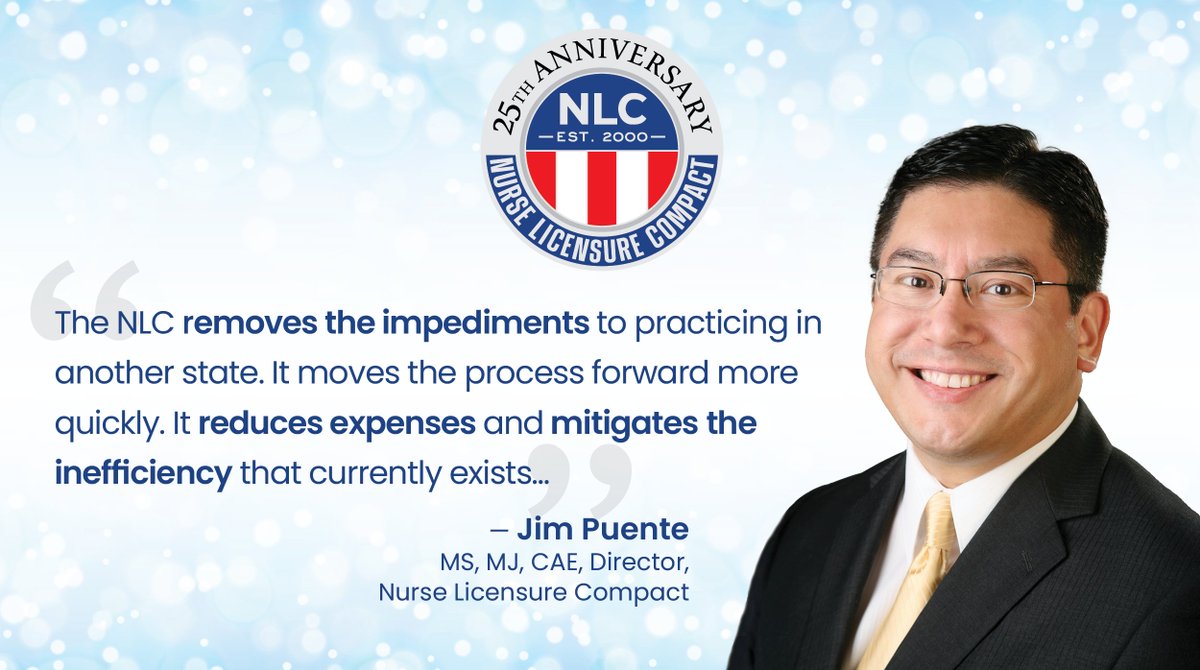 As the NLC celebrates its 25th anniversary in 2025, leaders reflect on its illustrious past, its flourishing present and its future plans to transform nursing licensure nationwide: ncsbn.org/public-files/I… #NurseCompactNation