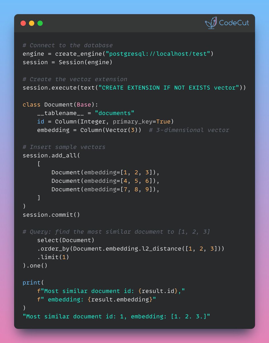 KhuyenTran16's tweet image. Are you tired of searching through scattered systems?

#pgvector brings semantic search to #PostgreSQL, letting you find content by meaning, not just keywords.

📕 View the full article: buff.ly/IBXrSAj