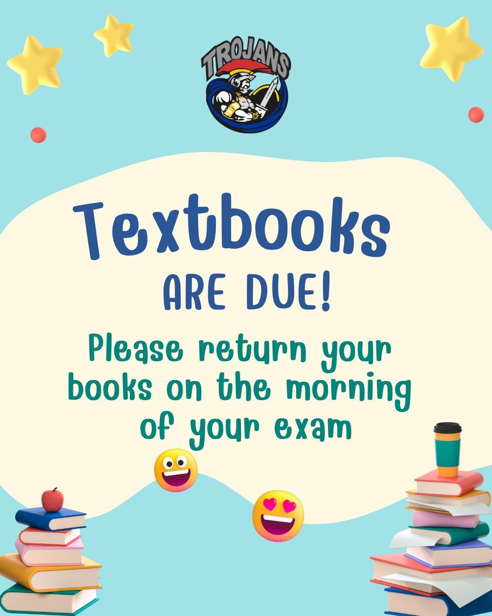 Textbooks are now due!

Students are allowed to keep any books they need to study for finals until the morning of their exam. All other Library materials should be returned as soon as possible.