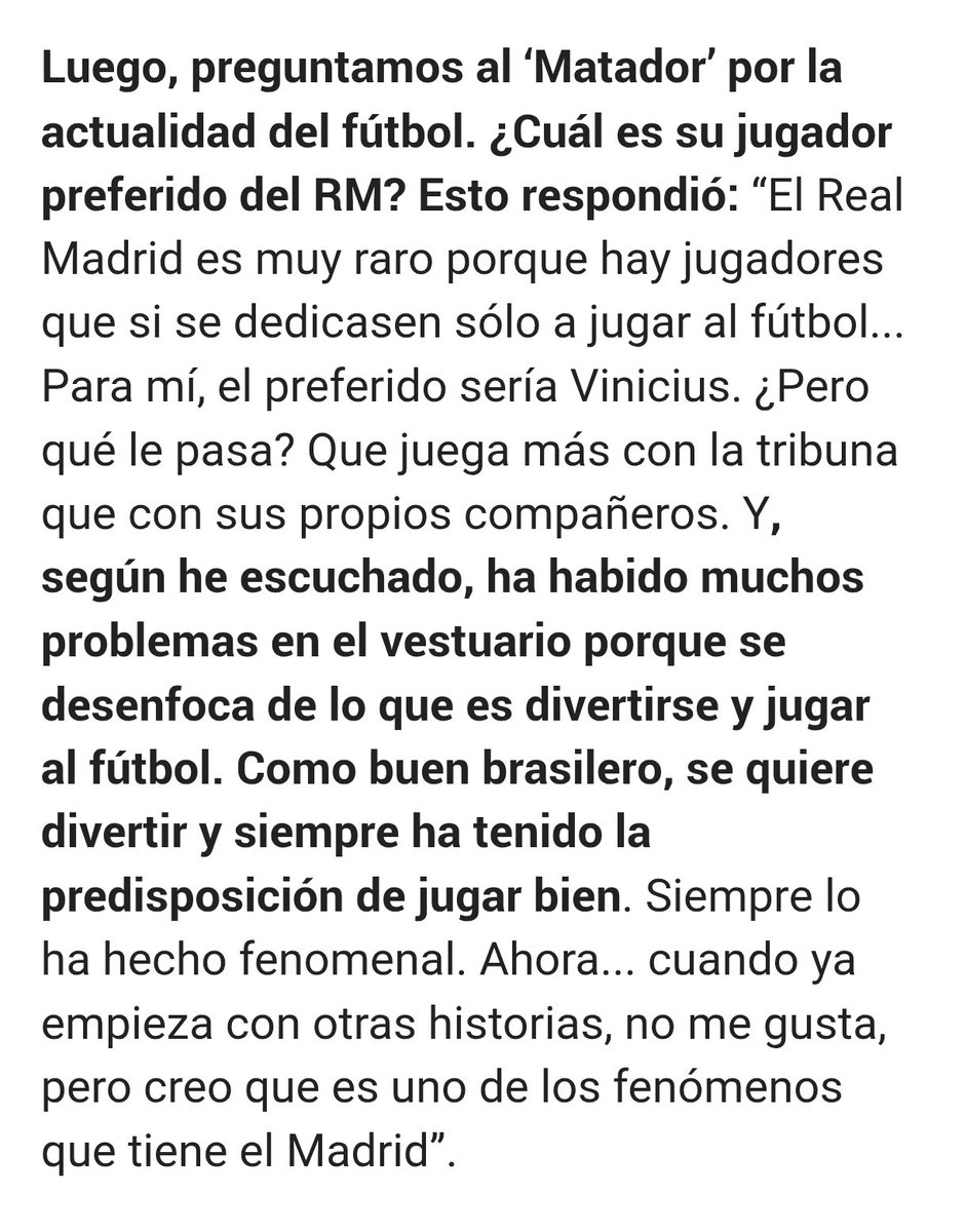 No entendiste la pregunta <a href="/ESPNMarioKempes/">Mario Kempes</a>?

Viejo pendejo, vive de decir muladas.