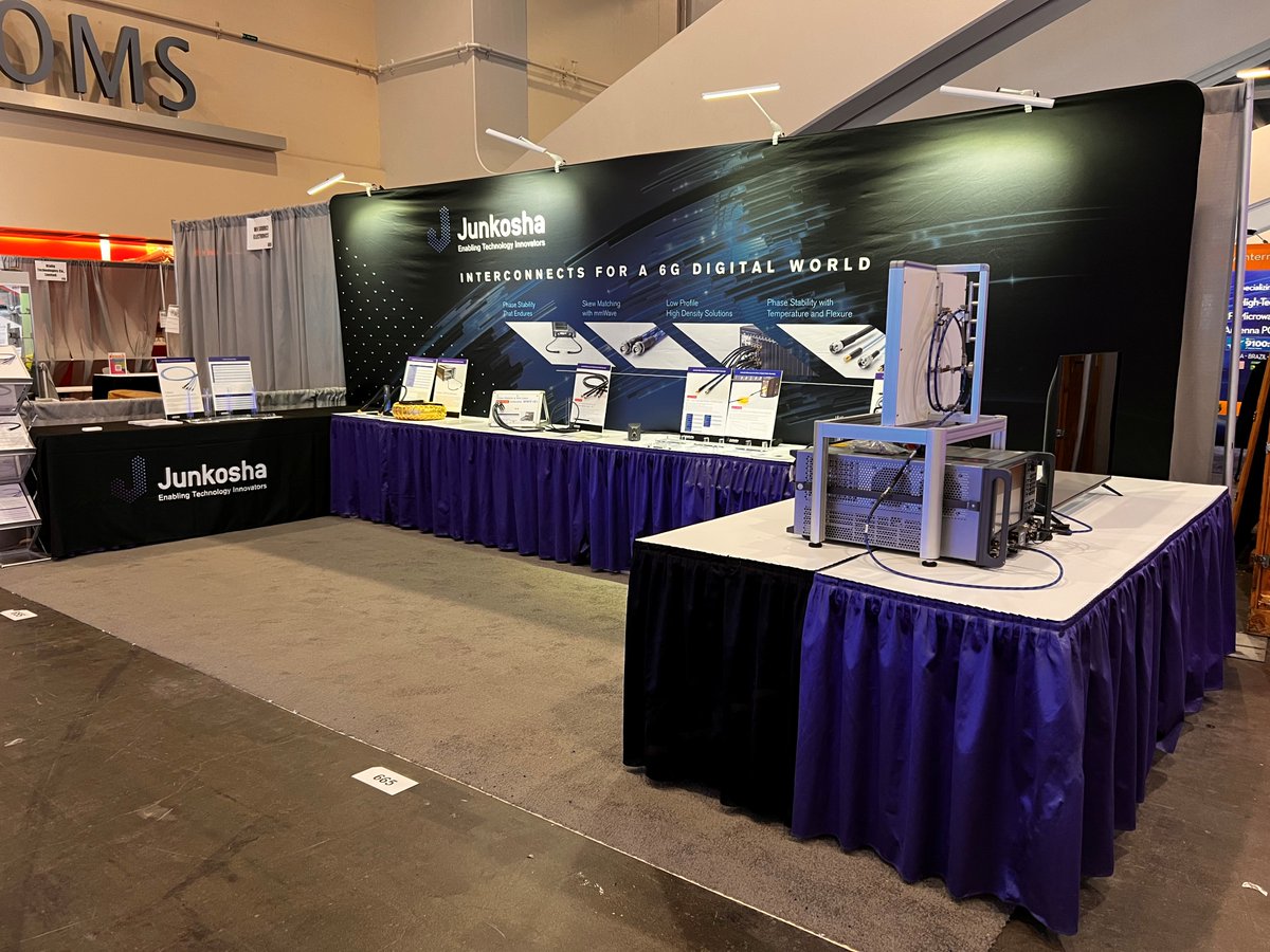 JunkoshaGlobal's tweet image. We are all set and ready to connect with you at #IMS2025 in San Francisco. Visit Junkosha at Booth 665 to explore our high-performance cable assemblies built for advanced test and measurement.

See you there! 👋

#mmWave #CableAssembly #TestAndMeasurement